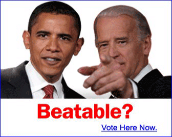 Obama, Biden, beatable?