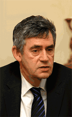 Gordon Brown spant